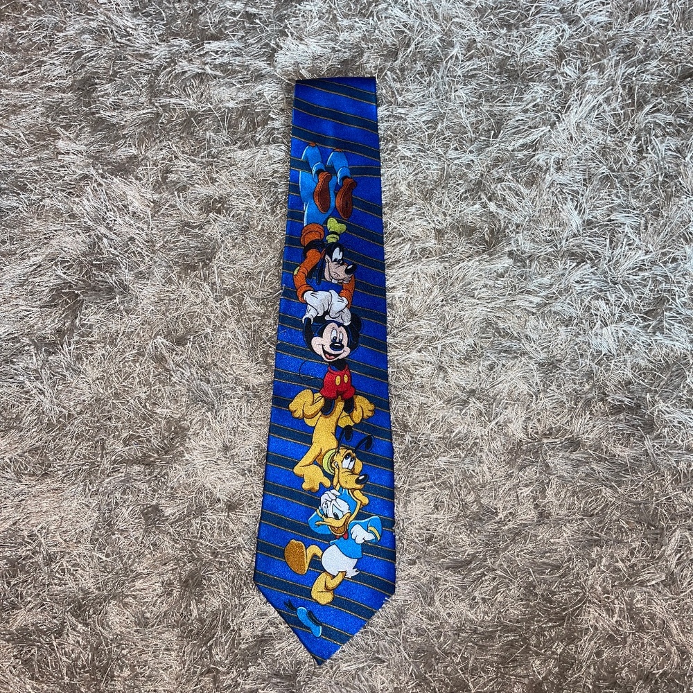 Walt Disney World Mickey and Friends Silk Tie